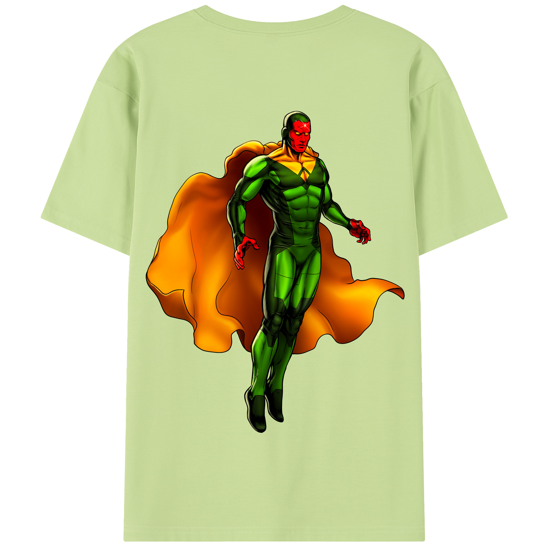 （画像用） アベンジャーズ The Avengers 綿100％半袖Tシャツ（背面プリント）